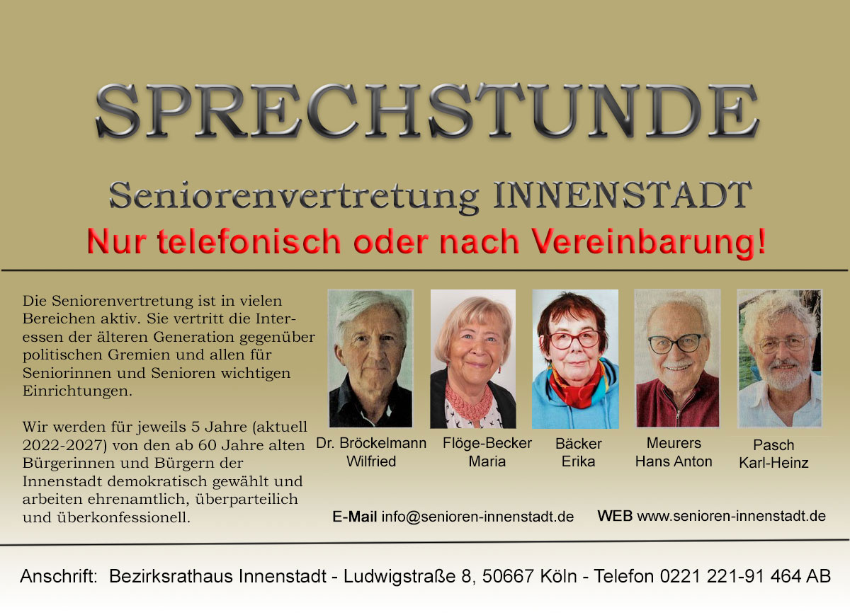 Sprechstunde Stollwerck